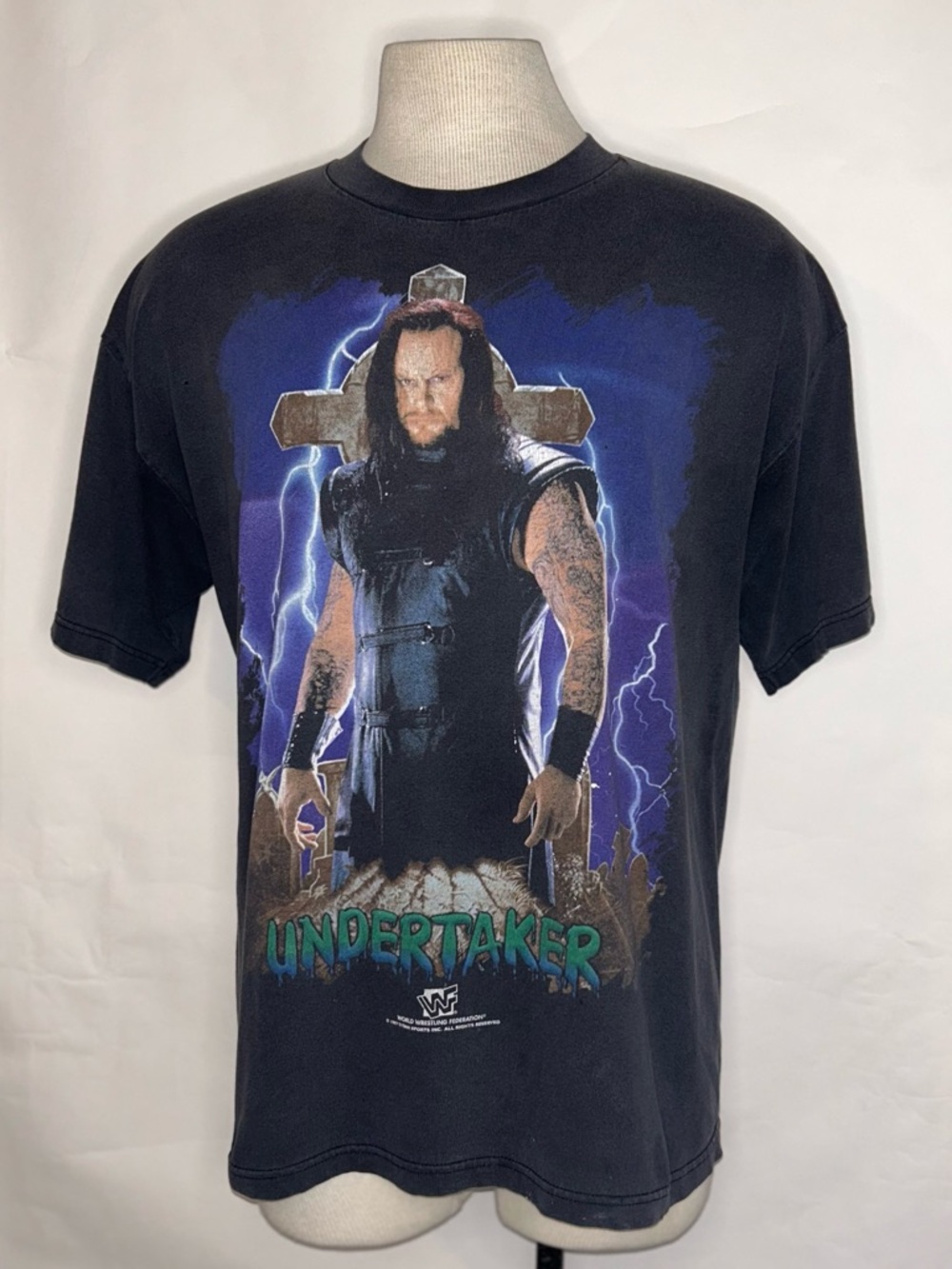 WWF Undertaker Graphic Tee - Black